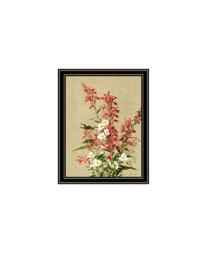 HomeRoots Set of Two Meadow Flowers Framed Wall Art - Elegant Floral Prints for Timeless Home Decor Update 568784