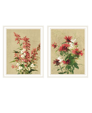 HomeRoots Set of Two Meadow Flowers Framed Wall Art - Fresh Botanical Prints for Modern Home Decor 568785