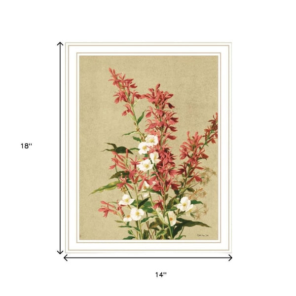HomeRoots Set of Two Meadow Flowers Framed Wall Art - Fresh Botanical Prints for Modern Home Decor 568785