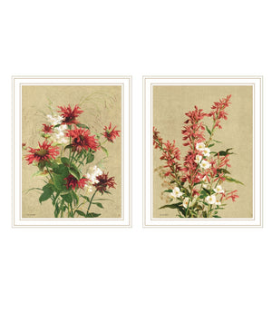 HomeRoots Set of Two Meadow Flowers Framed Wall Art - Fresh Botanical Prints for Modern Home Decor 568785