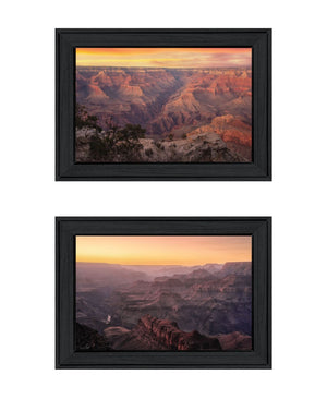 HomeRoots Set of Two Grand Canyon Black Framed Wall Art Prints – Stunning Contemporary Home Décor Pieces 568786
