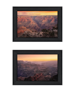 HomeRoots Set of Two Grand Canyon Black Framed Wall Art Prints – Stunning Contemporary Home Décor Pieces 568786