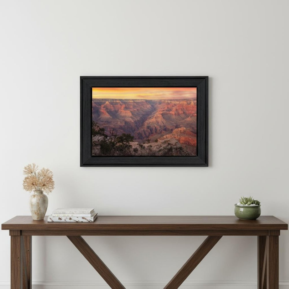HomeRoots Set of Two Grand Canyon Black Framed Wall Art Prints – Stunning Contemporary Home Décor Pieces 568786