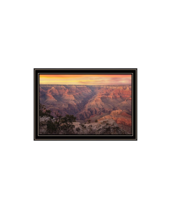 HomeRoots Set of Two Grand Canyon Black Framed Wall Art Prints - Modern Nature-Inspired Decor for Your Home 568787