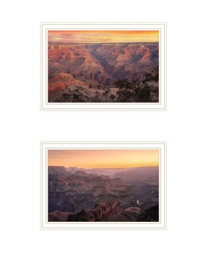 HomeRoots Set of Two Grand Canyon Framed Wall Art Prints - Modern Acrylic-Style Home Decor for Any Room 568788