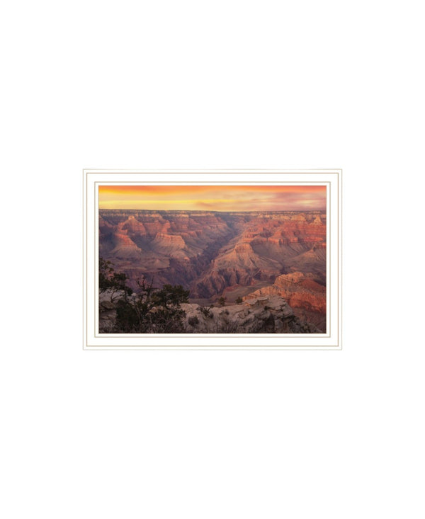 HomeRoots Set of Two Grand Canyon Framed Wall Art Prints - Modern Acrylic-Style Home Decor for Any Room 568788