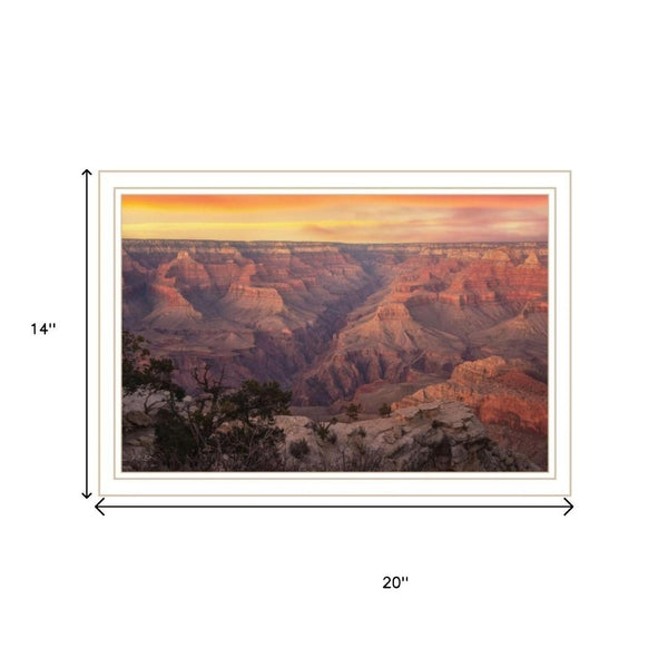 HomeRoots Set of Two Grand Canyon Framed Wall Art Prints - Modern Acrylic-Style Home Decor for Any Room 568788