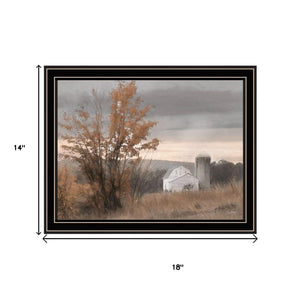 HomeRoots Set of Two Framed Autumn Farmhouse Prints - Watkins Glen Art for Cozy Home Décor & Wall Styling 568791