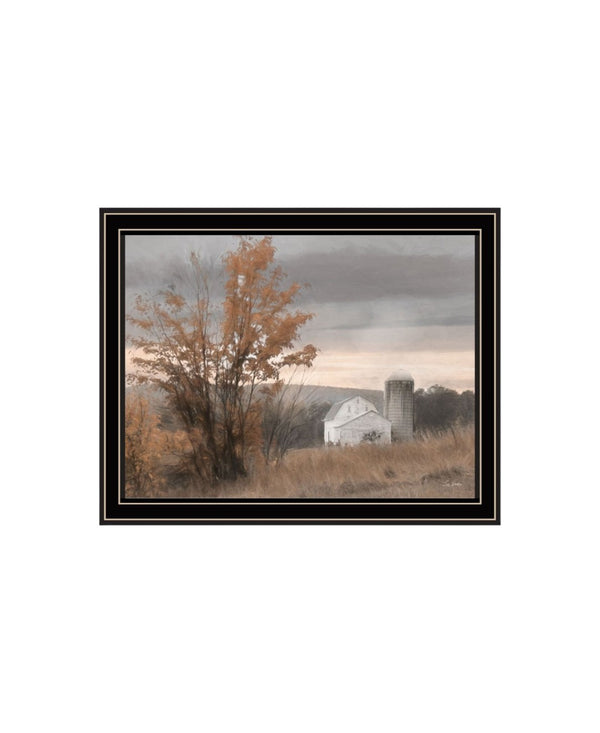 HomeRoots Set of Two Framed Autumn Farmhouse Prints - Watkins Glen Art for Cozy Home Décor & Wall Styling 568791
