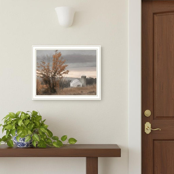 HomeRoots Set of Two Watkins Glen Autumn Framed Wall Art Prints - Vibrant Fall Decor for Any Space 568792