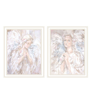 HomeRoots Set of Two Inspirational "Prayer for Peace" Framed Wall Art – Serene Home Decor for Tranquility 568798