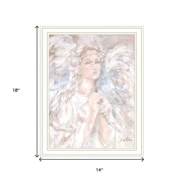 HomeRoots Set of Two Inspirational "Prayer for Peace" Framed Wall Art – Serene Home Decor for Tranquility 568798
