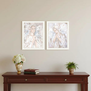 HomeRoots Set of Two Inspirational "Prayer for Peace" Framed Wall Art – Serene Home Decor for Tranquility 568798