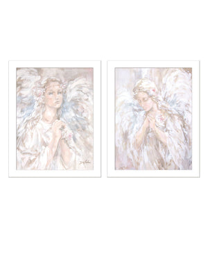 HomeRoots Set of Two Inspirational Prayer for Peace Framed Wall Art - Serene Decor for Tranquil Spaces 568799