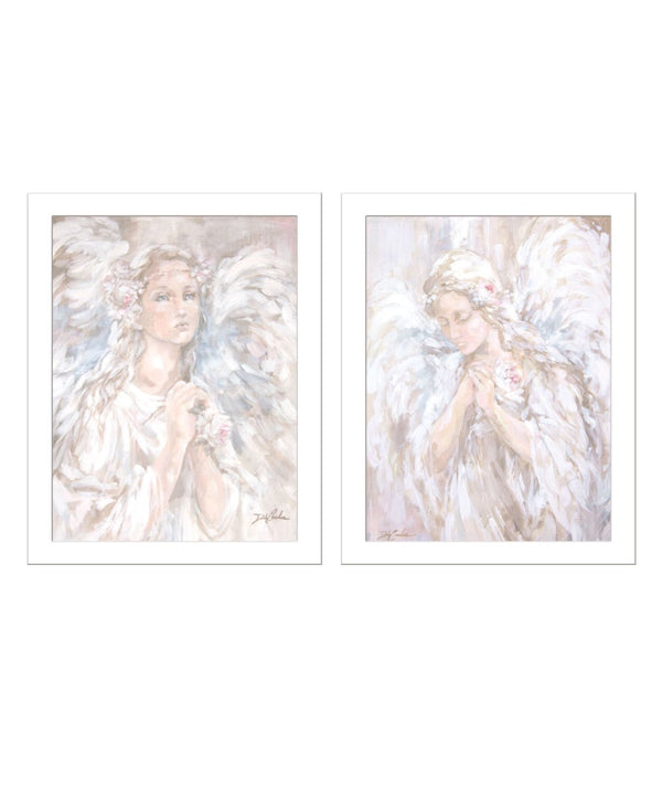 HomeRoots Set of Two Inspirational Prayer for Peace Framed Wall Art - Serene Decor for Tranquil Spaces 568799