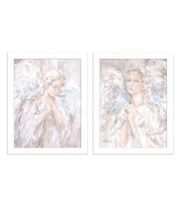 HomeRoots Set of Two Inspirational Prayer for Peace Framed Wall Art - Serene Decor for Tranquil Spaces 568799