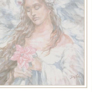 HomeRoots Set of Two White Framed "To Be Free - Love Angel" Wall Art Prints for Modern Home Decor Style 568800