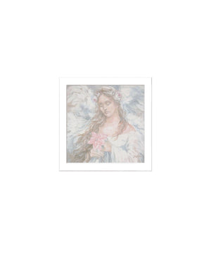 HomeRoots Set of Two Love Angel Framed Wall Art - Modern Spiritual Decor for Living Spaces & Gallery Walls 568801