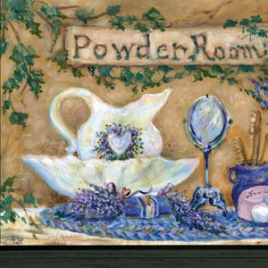 HomeRoots Set of Three Framed Lavender Bath Prints – Spa-Inspired Wall Art for Relaxation & Serenity 568806