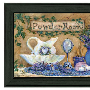 HomeRoots Set of Three Framed Lavender Bath Prints – Spa-Inspired Wall Art for Relaxation & Serenity 568806