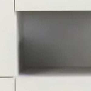 Homeroots 74" White Wood Six-door Combo Dresser With Three Drawers – Stylish Storage Solution For Any Room  Manufactured Wood 568812