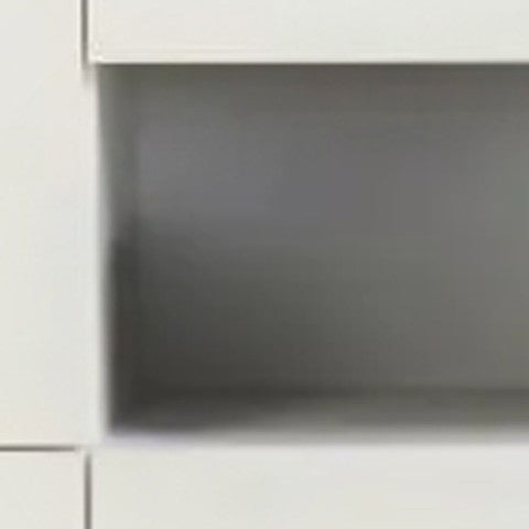 Homeroots 74" White Wood Six-door Combo Dresser With Three Drawers – Stylish Storage Solution For Any Room  Manufactured Wood 568812