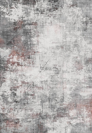 English Elm TOUCAN Washable 5'x7' Ivory Multi Area Rug — Low Pile, Non-Slip, Pet & Kid Friendly, Durable Decor B186P261397