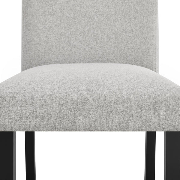 English Elm Transitional Upholstered Counter-Height Dining Chairs Set of 2 — Soft Neutral Fabric, Supportive Comfort, Easy Assembly B011P287484