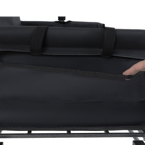 English Elm 3-in-1 Convertible Folding Utility Wagon with Bench Seat All Terrain Heavy Duty Black W2932P354211