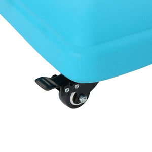English Elm Christopher Knight Home® - WHEELIE Concrete Umbrella Base Square with Stainless Steel Handle, Fits Up to 11ft Umbrellas, Durable Teal 60453.00TEL