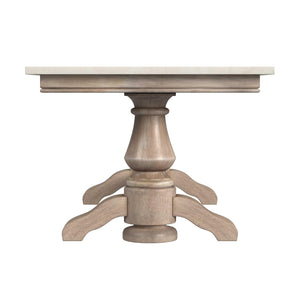 Butler Specialty Danielle Marble Coffee Table - Elegant Round Design With Hand-carved Base For Modern Living Spaces Tan,Beige Marble,Mahogany Wood,Mdf 5692415-butler