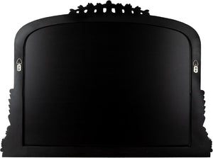 Homeroots 35" White Arch Framed Accent Mirror  Mirror 569269