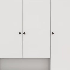 Homeroots 74" White Four Door Three Drawer Combo Dresser – Stylish Storage Solution For Any Home Decor!  Manufactured Wood 569280