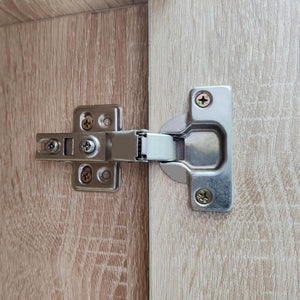 Homeroots 71" Natural Wood Mirrored Combo Dresser With Four Doors & Two Drawers For Stylish Storage Solutions  Manufactured Wood 569286