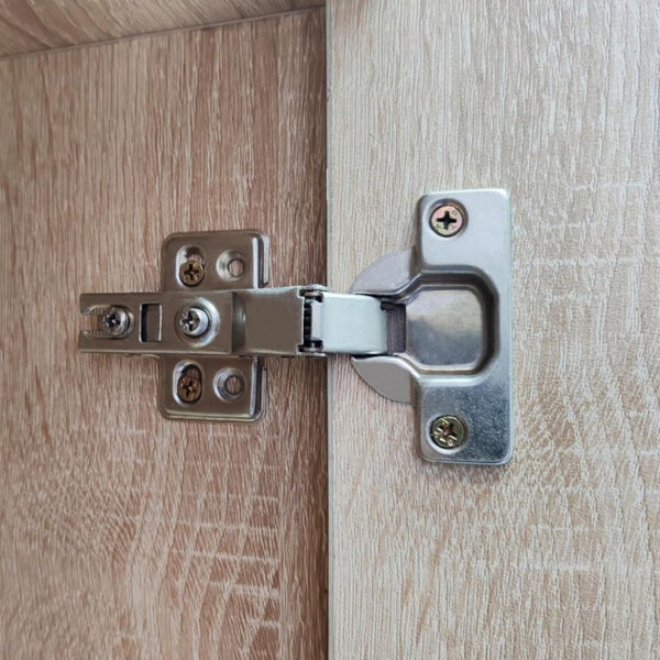 Homeroots 71" Natural Wood Mirrored Combo Dresser With Four Doors & Two Drawers For Stylish Storage Solutions  Manufactured Wood 569286