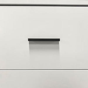 Homeroots 71" White Mirrored Combo Dresser With Five Doors & Two Drawers - Stylish Storage Solution For Any Room  Manufactured Wood 569287