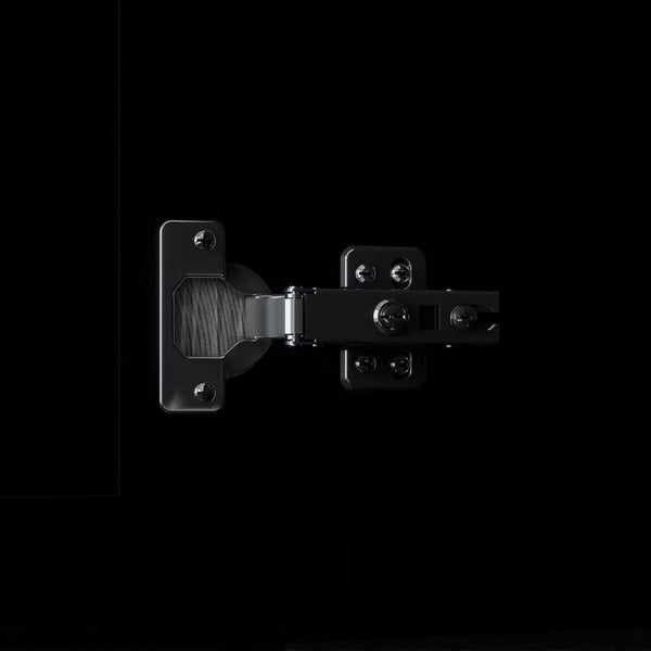 Homeroots 71" Modern Black Carved Geometric Two-door Dresser With Mirrored Finish And Ample Storage Space  Manufactured Wood 569293