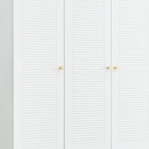 Homeroots 74" White Five Door Two Drawer Combo Dresser - Stylish Storage Solution For Any Room Decor  Manufactured Wood 569298