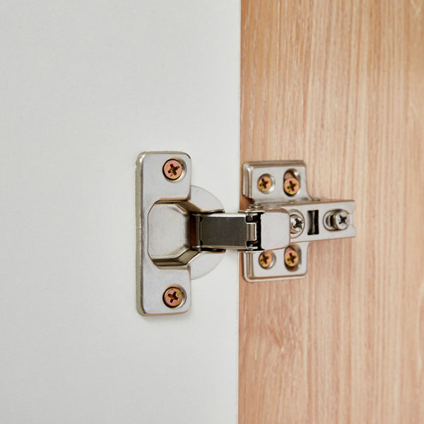 Homeroots 71" Elegant White & Natural Mirrored Combo Dresser With 3 Doors & 3 Drawers For Stylish Storage  Manufactured Wood 569299