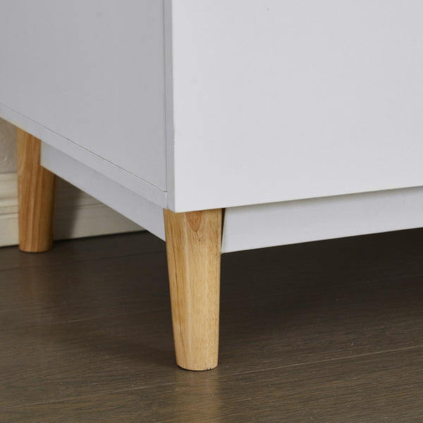 Homeroots 71" White Two Door Single Drawer Combo Dresser - Stylish Storage Solution For Any Room Decor  Manufactured Wood 569300