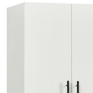 Homeroots 71" White Two Door Single Drawer Combo Dresser - Stylish Storage Solution For Any Room Decor  Manufactured Wood 569300