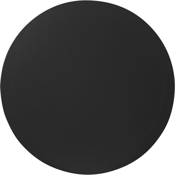 Homeroots 39" Elegant Black Solid Wood Round Dining Table - Perfect For Gatherings, Meals, And Conversations   569344