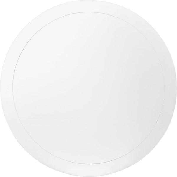 Homeroots 39" Stunning White Solid Wood Round Top Dining Table - Perfect Centerpiece For Your Home!   569345