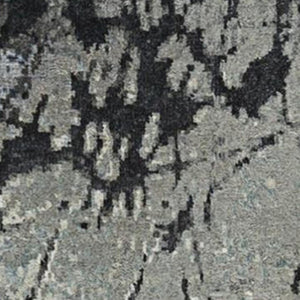 HomeRoots 8' X 10' Hand-Knotted Blue Abstract Wool Area Rug – Elevate Your Space with Contemporary Elegance 569472