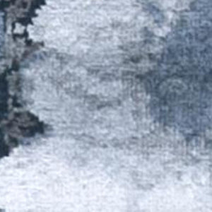 HomeRoots 8' X 10' Blue Abstract Hand-Knotted Area Rug – Artisan Crafted, Soft Wool, Contemporary Design for Elegance 569477