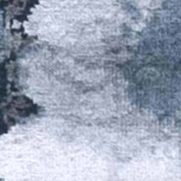 HomeRoots 8' X 10' Blue Abstract Hand-Knotted Area Rug – Artisan Crafted, Soft Wool, Contemporary Design for Elegance 569477