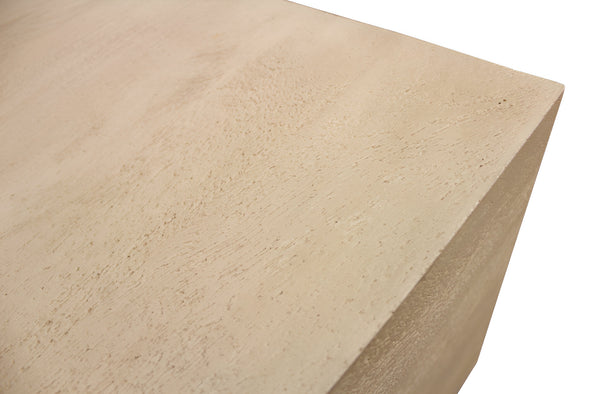 Homeroots 72" Rustic Solid Wood Coffee Table - Distressed Finish For Living Room, Family Room & Office Use   569550