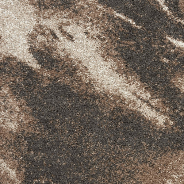 HomeRoots 8' Tan Abstract Power Loom Area Rug - Modern Design for Cozy Living Spaces with Soft Texture 8' X 10' 569613