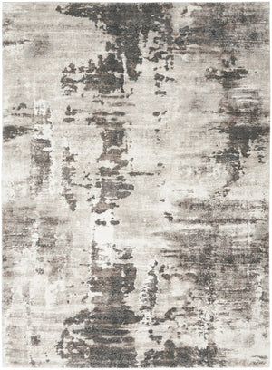 Homeroots 5' X 7' Tan Abstract Power Loom Area Rug  Polypropylene 569618