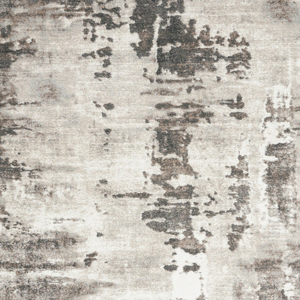 Homeroots 5' X 7' Tan Abstract Power Loom Area Rug  Polypropylene 569618